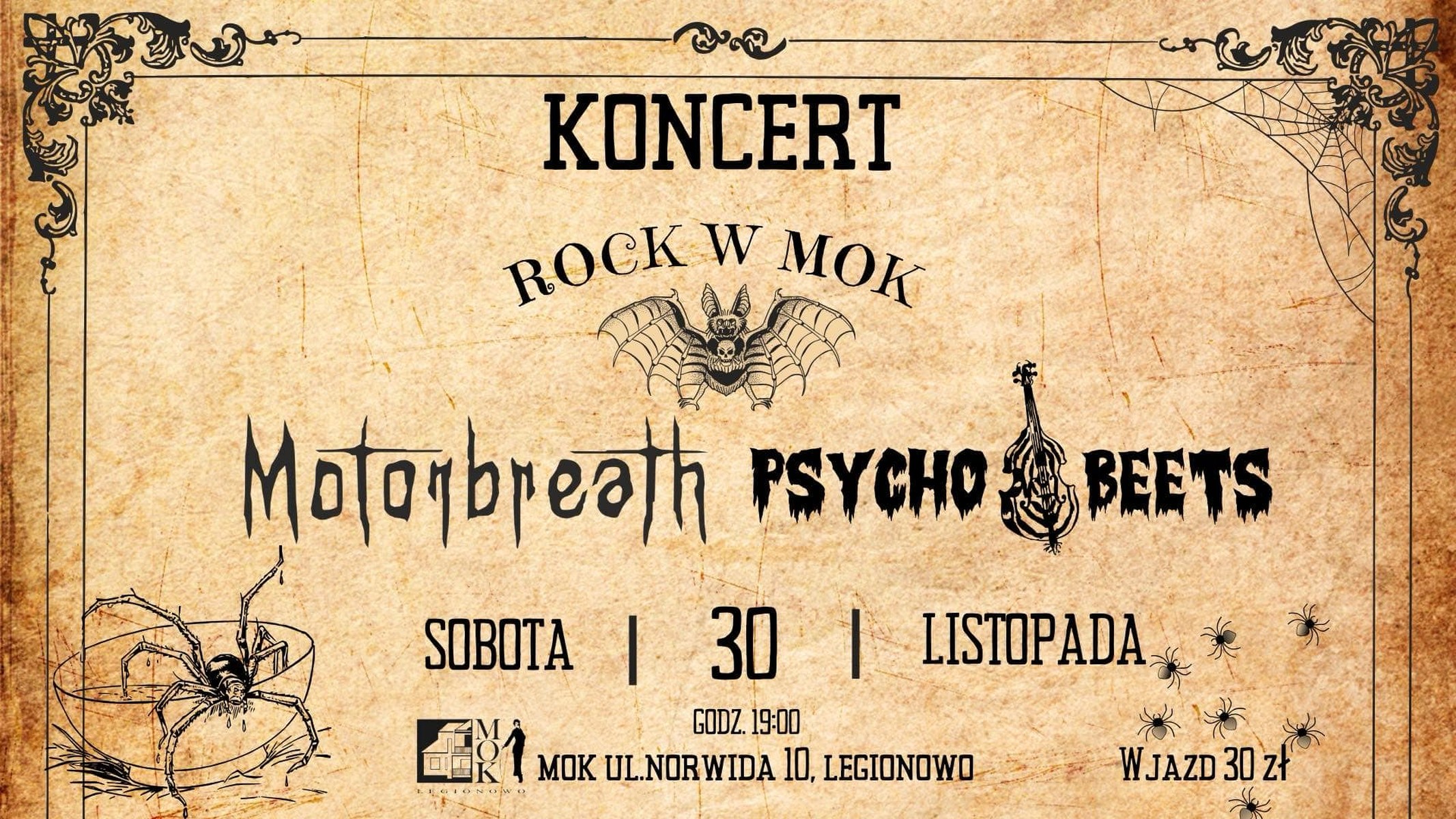 ROCK W MOK – Motorbreath i Psycho Beets